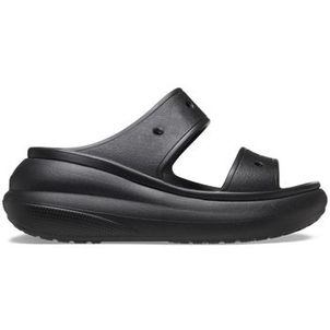 Sandália crocs classic crush platform sandal black