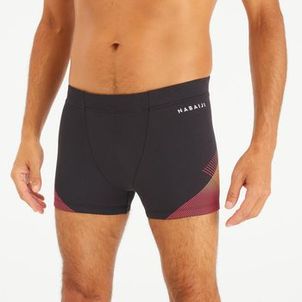 Sunga Boxer Masculino de Natação 500 Fiti Nabaiji Preta