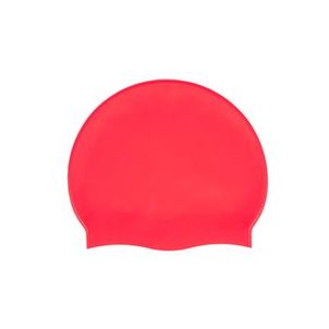 Touca de Natação de Silicone Logo 500 Vermelha
