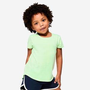Camisa de Ginástica para Bebês 500 Verde