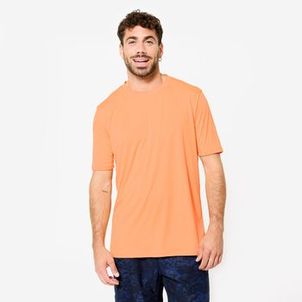 Camiseta Masculina de Treino Essential Domyos Laranja