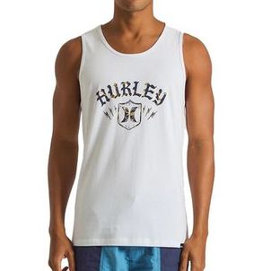 Regata Hurley Brasão SM25 Masculina Branco