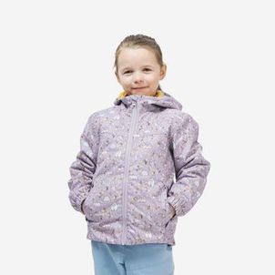 Jaqueta Infantil Trilha 100 Impermeável Térmica Quechua Roxo