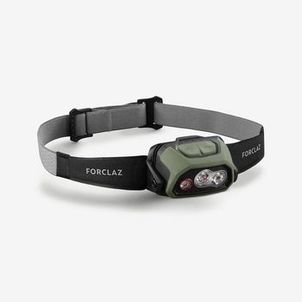 Lanterna Frontal de Trilha Recarregável - HL900 USB V3 - 600 Lúmenes Forclaz Musgo