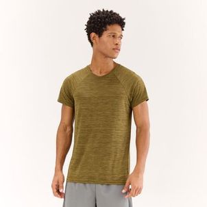 Camiseta Masculina de Treino Slim Fit Verde