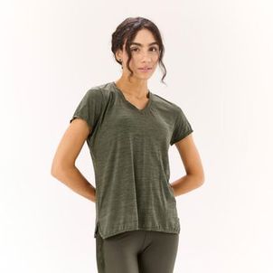 Camiseta Feminina de Treino 100 Verde