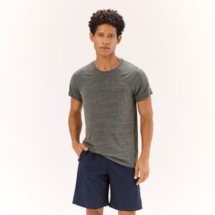 Camiseta Masculina de Treino Mesclada 510 Chumbo
