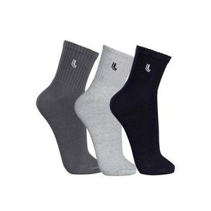 Kit 03 Pares Meia Cano Médio Masculino Lupo Sport 3245 Macia