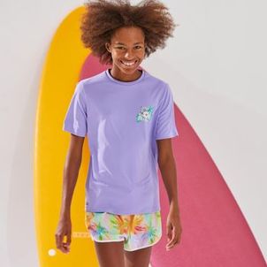 Camiseta Infantil Com Proteção Solar Uv50+ Printed