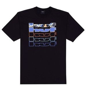 Camiseta Huf Fractal Masculina Preto