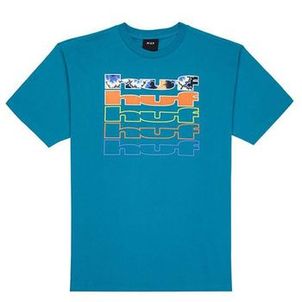Camiseta Huf Fractal Masculina Petróleo