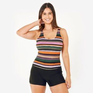 Maio Shorty feminino natação Dova 100 Nabaiji