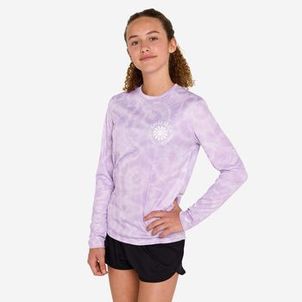 camiseta infantil surf de protreção solar de 100 Olaian