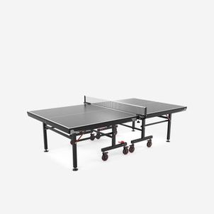 Mesa de tênis de mesa (ping pong) TTT 930 certificada ITTF com tampo preto