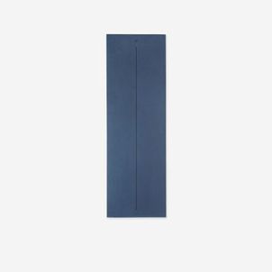 Tapete de Yoga Nível Principiante 180cm x 50cm x 5mm Azul-escuro