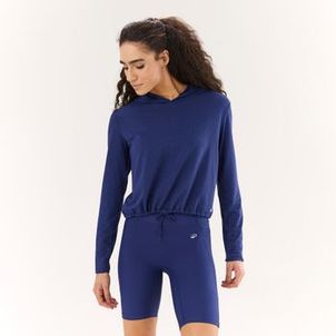 Casaco Feminino com Capuz de Treino 500 Domyos Marrom