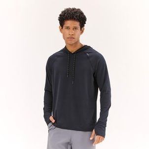 Blusão Masculino com Capuz de Treino 500 Domyos Preta