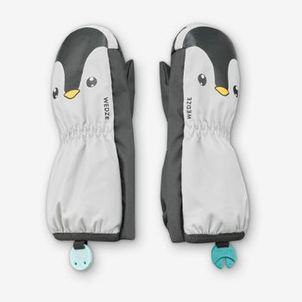Luvas quentes para bebê - Esqui 500 Cinza-chuva