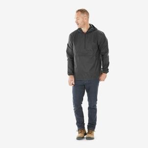Jaqueta Masculina Trilha 100 Impermeável Quechua Preta