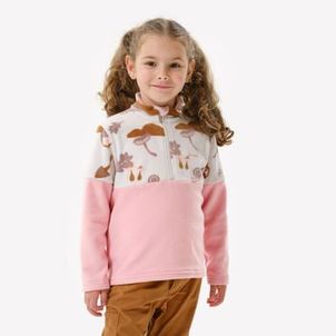 Fleece de Caminhada - MH500 1/2 Zíper