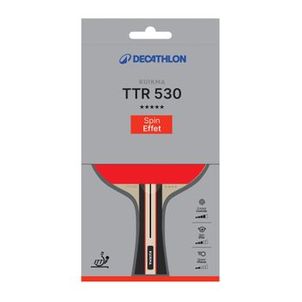 Raquete de Ping Pong TTR 530 SPIN 5* ITTF Kuikma
