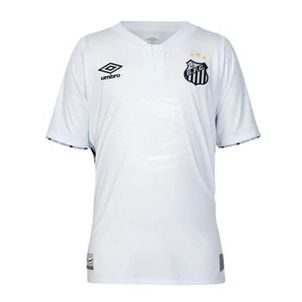 Camisa Santos I 2024 Umbro Oficial Unissex - Branca/Preta