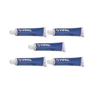 Kit 5 Cola p/ remendo câmara de ar bicicleta moto Vipal 15g