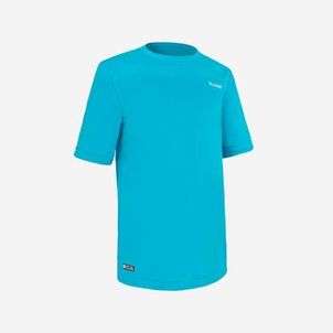 Camiseta Infantil de surf Top Solar Azul
