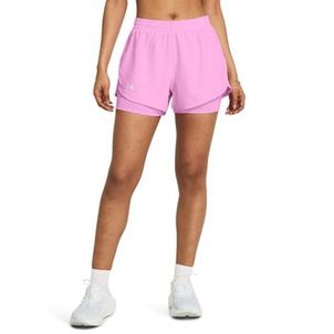 Shorts de Corrida 2 em 1 Feminino Under Armour Fly By