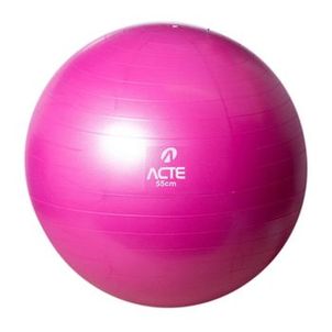Bola Pilates 55 cm PVC Anti-Estouro T9-55RS Rosa Acte