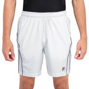 Bermuda Fila Tennis Line 2 Branco e Marinho