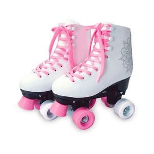 Patins Classico branco 4 Rodas FUN Tamanho 31/32 (MOSTRUÁRIO)