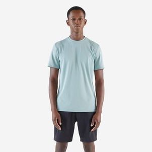Camiseta Masculina de Corrida Run 500 Dry Caqui