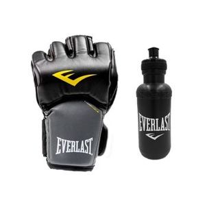 Kit Luvas De Mma Everlast Competition Style + Garrafa Squeeze Everlast
