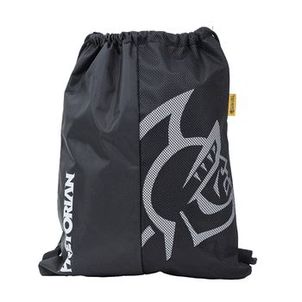 Sacola saco para academia com logo Elmo Preto Pretorian 12L