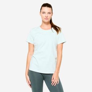Camiseta Feminina de Ginástica Essentiel Domyos Verde