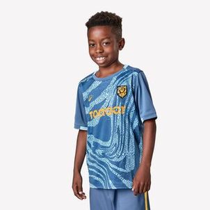 Camiseta infantil  de Futebol Viralto Kids Kipsta Azul