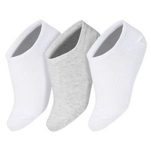 Meia Wilson Cano Curto Tripack (03 pares - Branco e Cinza)-Branco-40_44