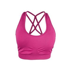 Top Feminino de Yoga Seamless Dope Dye Eco Rosa