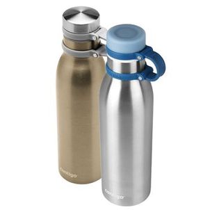 Kit com 2 Garrafas Térmicas Matterhorn Azul e Chardonnay Contigo | 591ml