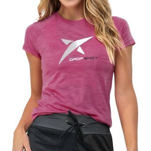 Camiseta Drop Shot Baby Look Game 2.0 Rosa