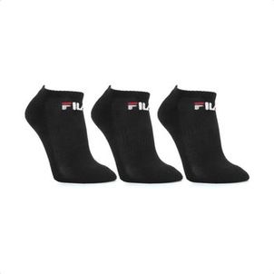 Kit Meia Fila Tripack Cano Curto Lisa Unissex