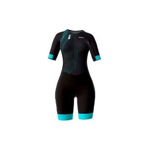 Macaquinho ciclismo feminino ERT Elite Venom forro em gel