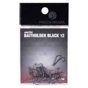 KIT 10 ANZOL BAITHOLDER BLACK 12 16MM Pesca Brasil (MOSTRUÁRIO)