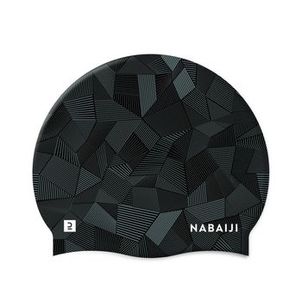 Touca de Natação de Silicone Geo Nabaiji Preto