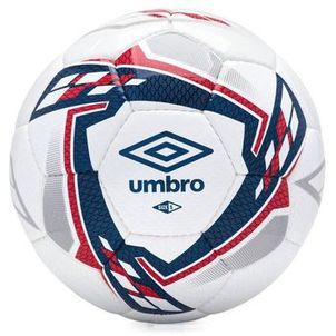 Bola de Futebol de Campo Umbro Fuse Trainer Branco Marinho e Vermelho