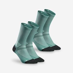 Meias de Trilha MH500 High Quechua Verde