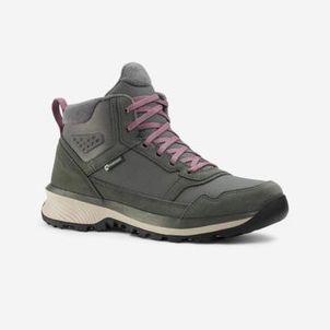 Bota Feminina de Trilha NH500 Mid Couro WP Quechua