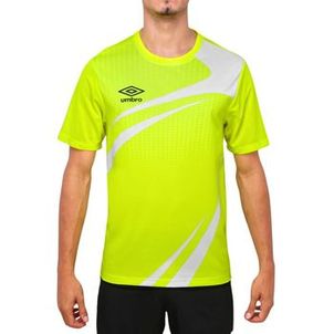 Camiseta Umbro Match Limão E Branca