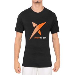 Camiseta Drop Shot Game 2.0 Preto e Laranja